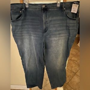 Terra & Sky Never Worn 4X (28/30) Straight Leg Medium Blue Jeans